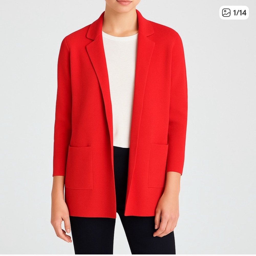 J. Crew Red Blazer